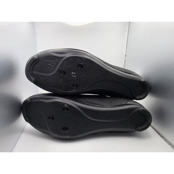 NWT Adidas The Road Cycling Shoes Core Black/Cloud White Mens 8 Womens 9 New - Picture 3 of 4